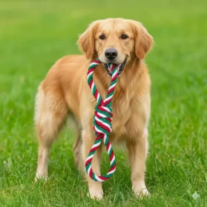 Різдвяний набір мотузкових іграшок для собак 6 шт